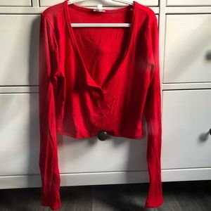Long Sleeve Crop Top